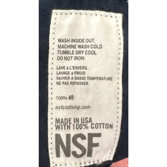 NSF Diamond Patterned Long Sleeve in Navy NWT Size Petite - Picture 4 of 4